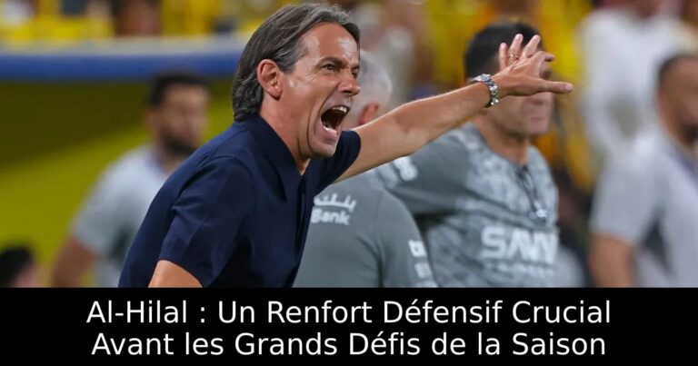 Al-Hilal : Un Renfort Défensif Crucial Avant les Grands Défis de la Saison