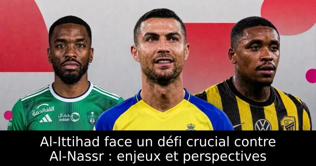 Al-Ittihad face un défi crucial contre Al-Nassr : enjeux et perspectives