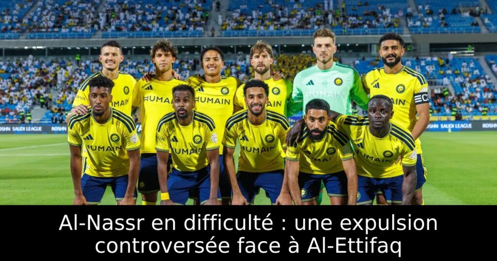 Al-Nassr en difficulté : une expulsion controversée face à Al-Ettifaq