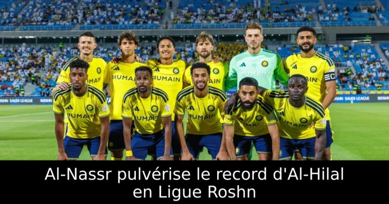 Al-Nassr pulvérise le record d'Al-Hilal en Ligue Roshn