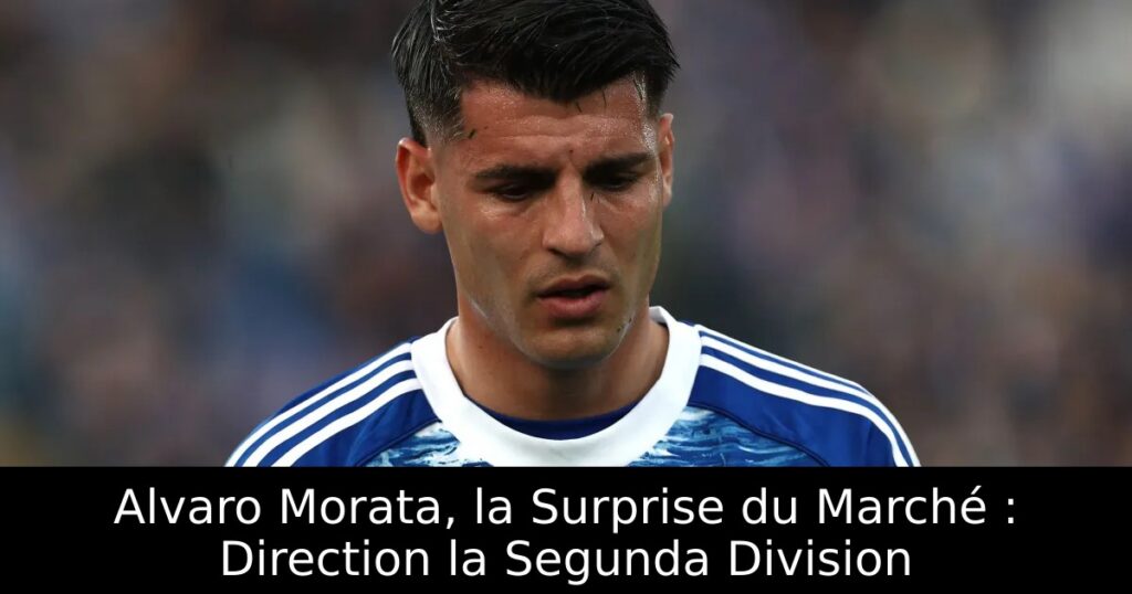 Alvaro Morata, la Surprise du Marché : Direction la Segunda Division