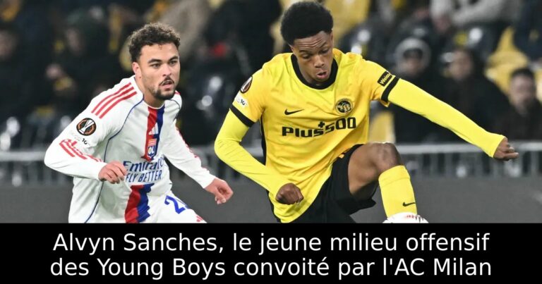 Alvyn Sanches, le jeune milieu offensif des Young Boys convoité par l'AC Milan