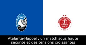 Atalanta-Hapoel : un match sous haute sécurité et des tensions croissantes