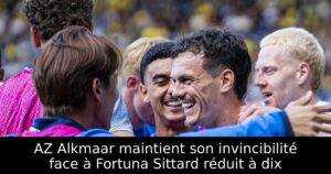 AZ Alkmaar maintient son invincibilité face à Fortuna Sittard réduit à dix