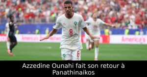 Azzedine Ounahi fait son retour à Panathinaikos