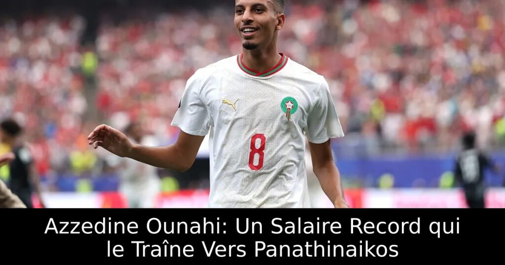Azzedine Ounahi: Un Salaire Record qui le Traîne Vers Panathinaikos