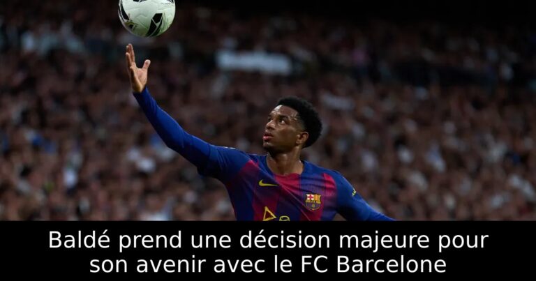 Baldé prend une décision majeure pour son avenir avec le FC Barcelone