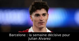 Barcelone : la semaine décisive pour Julian Alvarez