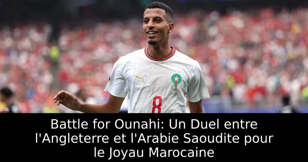 Battle for Ounahi: Un Duel entre l&rsquo;Angleterre et l&rsquo;Arabie Saoudite pour le Joyau Marocaine