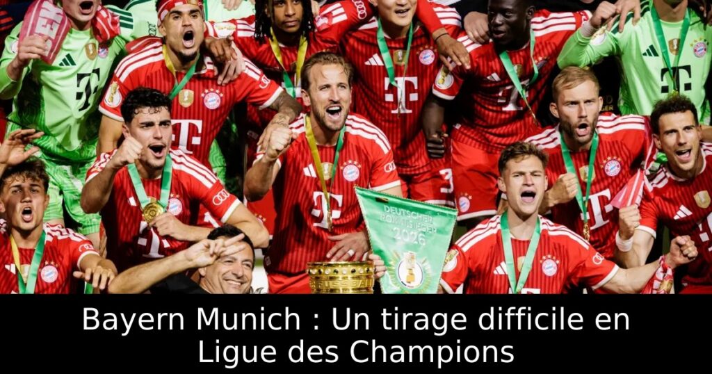 Bayern Munich : Un tirage difficile en Ligue des Champions