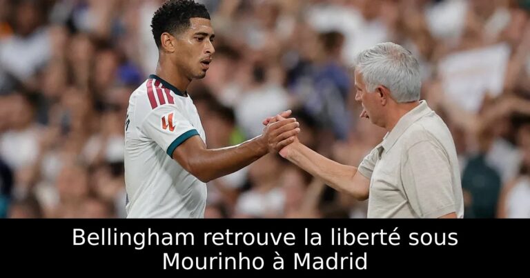 Bellingham retrouve la liberté sous Mourinho à Madrid