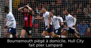 Bournemouth piégé à domicile, Hull City fait plier Lampard