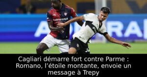 Cagliari démarre fort contre Parme : Romano, l’étoile montante, envoie un message à Trepy