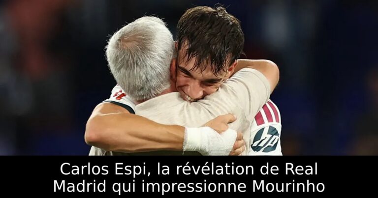 Carlos Espi, la révélation de Real Madrid qui impressionne Mourinho