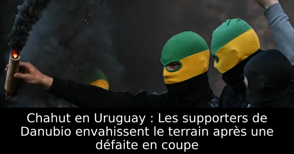Chahut en Uruguay : Les supporters de Danubio envahissent le terrain après une défaite en coupe