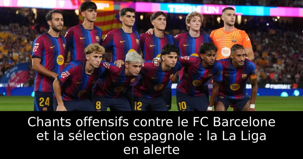 Chants offensifs contre le FC Barcelone et la sélection espagnole : la La Liga en alerte
