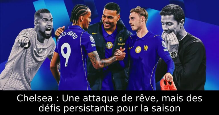Chelsea : Une attaque de rêve, mais des défis persistants pour la saison
