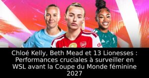 Chloé Kelly, Beth Mead et 13 Lionesses : Performances cruciales à surveiller en WSL avant la Coupe du Monde féminine 2027