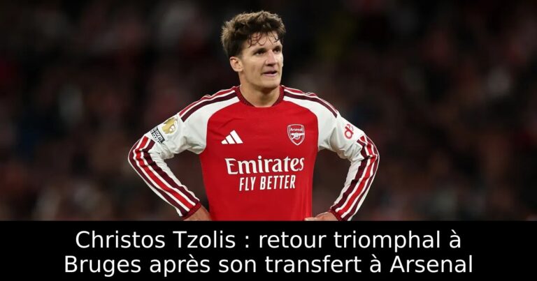 Christos Tzolis : retour triomphal à Bruges après son transfert à Arsenal