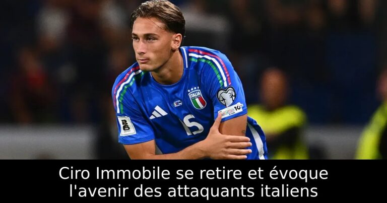Ciro Immobile se retire et évoque l'avenir des attaquants italiens