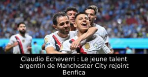 Claudio Echeverri : Le jeune talent argentin de Manchester City rejoint Benfica