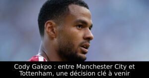 Cody Gakpo : entre Manchester City et Tottenham, une décision clé à venir