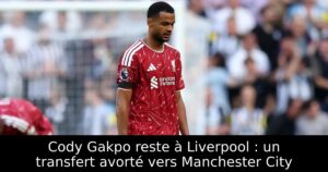 Cody Gakpo reste à Liverpool : un transfert avorté vers Manchester City