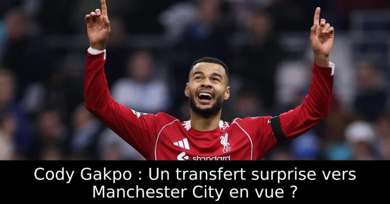 Cody Gakpo : Un transfert surprise vers Manchester City en vue ?