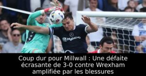 Coup dur pour Millwall : Une défaite écrasante de 3-0 contre Wrexham amplifiée par les blessures