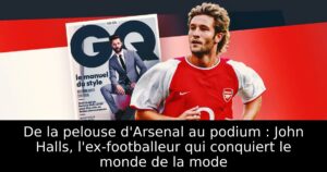De la pelouse d&rsquo;Arsenal au podium : John Halls, l&rsquo;ex-footballeur qui conquiert le monde de la mode