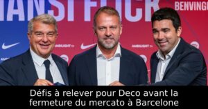Défis à relever pour Deco avant la fermeture du mercato à Barcelone