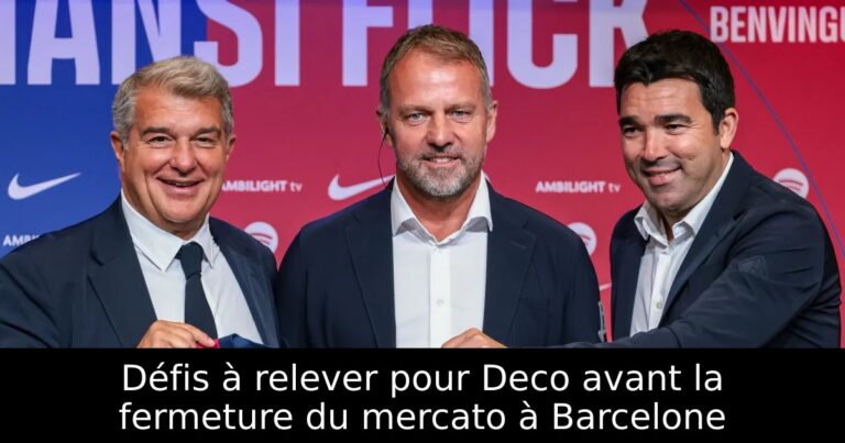 Défis à relever pour Deco avant la fermeture du mercato à Barcelone