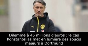 Dilemme à 45 millions d&rsquo;euros : le cas Konstantelias met en lumière des soucis majeurs à Dortmund