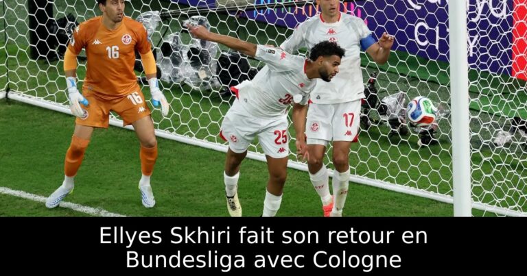 Ellyes Skhiri fait son retour en Bundesliga avec Cologne