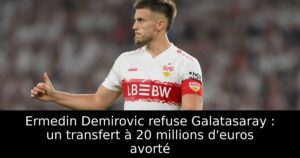Ermedin Demirovic refuse Galatasaray : un transfert à 20 millions d&rsquo;euros avorté