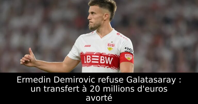 Ermedin Demirovic refuse Galatasaray : un transfert à 20 millions d'euros avorté
