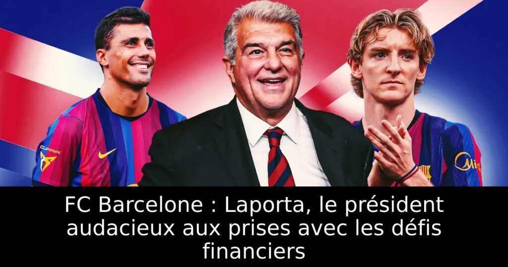 FC Barcelone : Laporta, le président audacieux aux prises avec les défis financiers