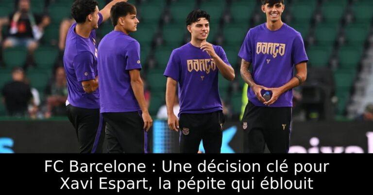 FC Barcelone : Une décision clé pour Xavi Espart, la pépite qui éblouit