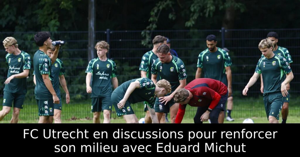FC Utrecht en discussions pour renforcer son milieu avec Eduard Michut