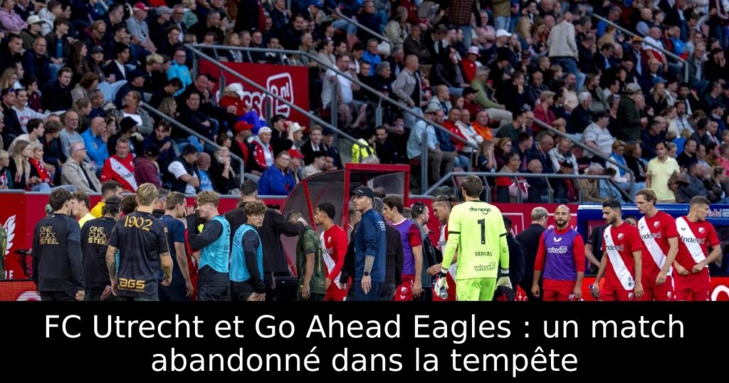 FC Utrecht et Go Ahead Eagles : un match abandonné dans la tempête