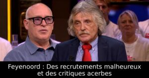 Feyenoord : Des recrutements malheureux et des critiques acerbes