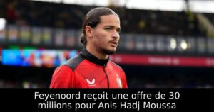 Feyenoord reçoit une offre de 30 millions pour Anis Hadj Moussa