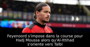 Feyenoord s&rsquo;impose dans la course pour Hadj Moussa alors qu&rsquo;Al-Ittihad s&rsquo;oriente vers Talbi