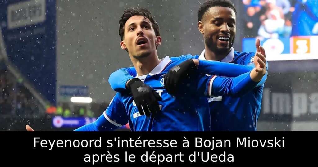 Feyenoord s&rsquo;intéresse à Bojan Miovski après le départ d&rsquo;Ueda