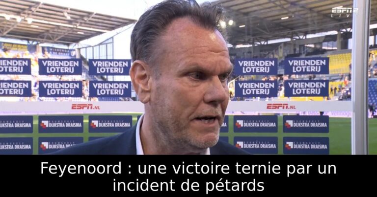 Feyenoord : une victoire ternie par un incident de pétards