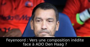 Feyenoord : Vers une composition inédite face à ADO Den Haag ?