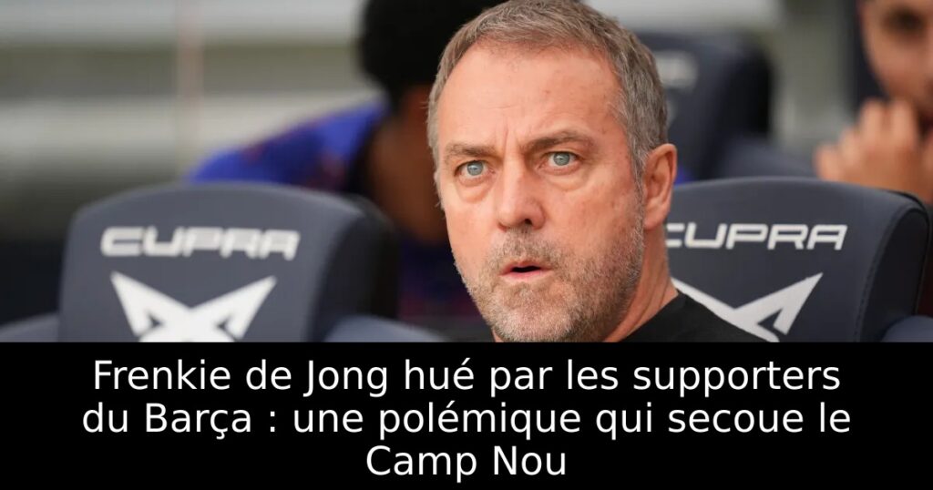 Frenkie de Jong hué par les supporters du Barça : une polémique qui secoue le Camp Nou