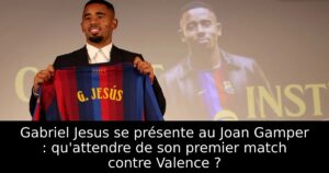 Gabriel Jesus se présente au Joan Gamper : qu&rsquo;attendre de son premier match contre Valence ?