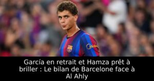 García en retrait et Hamza prêt à briller : Le bilan de Barcelone face à Al Ahly