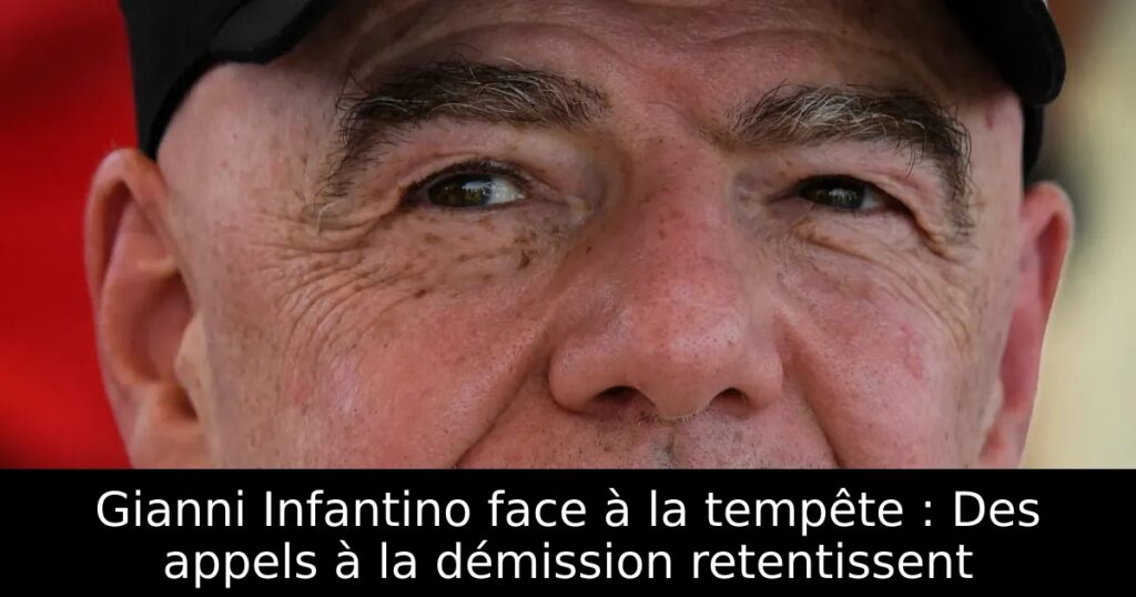 Gianni Infantino face à la tempête : Des appels à la démission retentissent